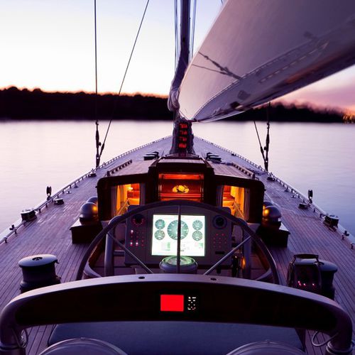 Quadro di comando per yacht - Radio Zeeland DMP - per barca a vela / per elica / per motore