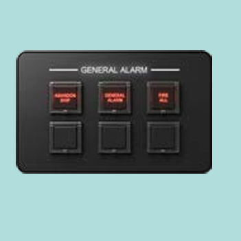Quadro di comando per barca - Commander 316  - Radio Zeeland DMP - di allarme