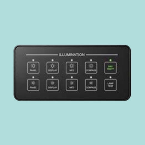 Quadro di comando per barca - Commander 310  - Radio Zeeland DMP - delle luci