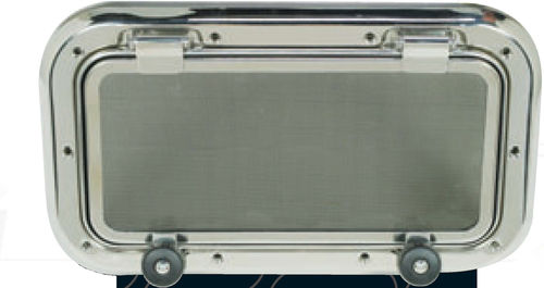 Oblò rettangolare - PASSAGE Series - Hood Yacht Systems - per barca / apribile / con angoli arrotondati