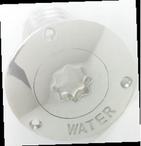Tappo d'imbarco con filettatura - Water - Hood Yacht Systems - con chiave / in acciaio inossidabile