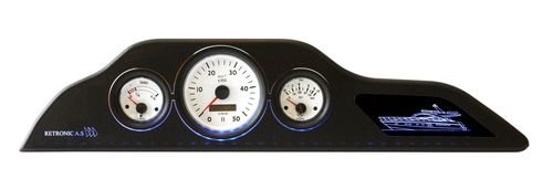 Cruscotto con motore - Retronic - per barca