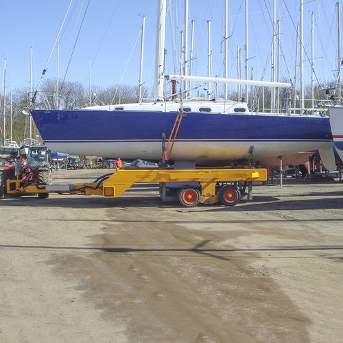 Carrello per movimentazione - CT40 - ROODBERG - per barca / per cantiere navale / a 2 assi