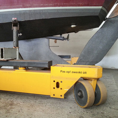 Carrello per movimentazione - YT10 - ROODBERG - per barca / per cantiere navale / a 4 assi
