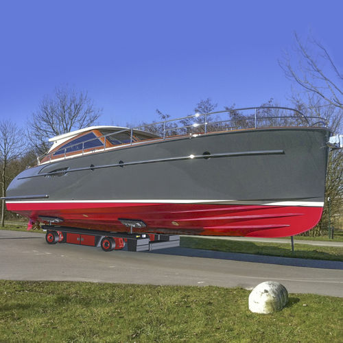 Carrello per movimentazione - PCT25 - PSM25 - ROODBERG - per barca / per cantiere navale / a 4 assi