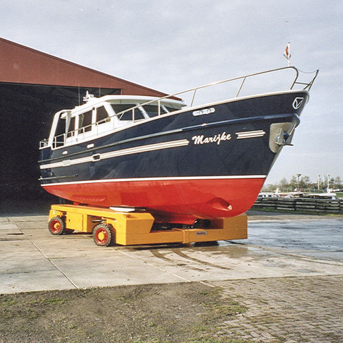 Carrello per movimentazione - PCT40 - PSM40 - ROODBERG - per barca / per cantiere navale / a 4 assi