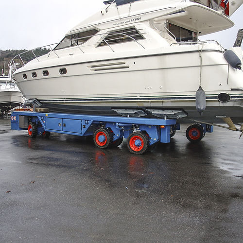Carrello per movimentazione - PCT60 - PSM60 - ROODBERG - per barca / per cantiere navale / più di 6 assi