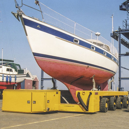 Carrello per movimentazione - PCT80 - PSM80 - ROODBERG - per barca / per cantiere navale / a 8 assi