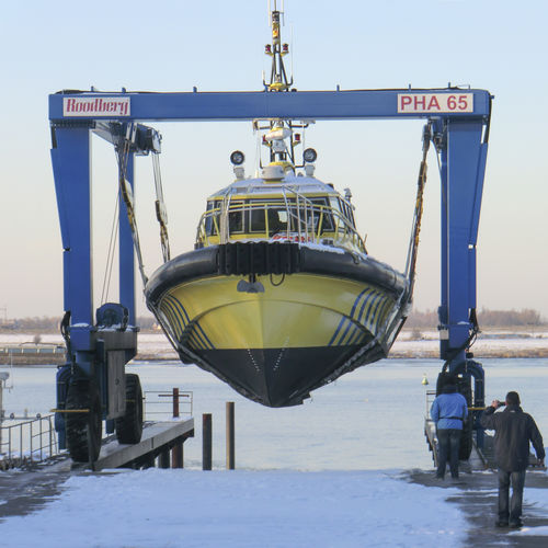 Travel lift controllato a distanza - PHA65 - ROODBERG - a ruote indipendenti / per carichi pesanti / a forma di U