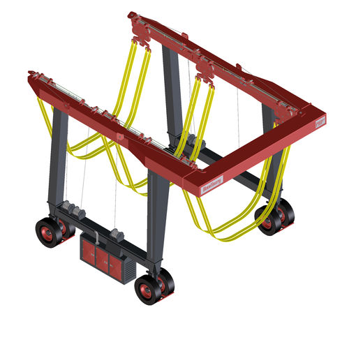 Travel lift controllato a distanza - PHP250 - ROODBERG - a ruote indipendenti / per carichi pesanti / a forma di U
