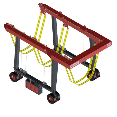 Travel lift controllato a distanza - PHP400 - ROODBERG - a ruote indipendenti / per carichi pesanti / a forma di U