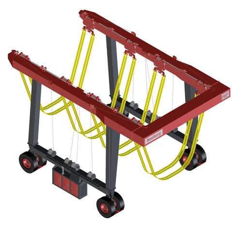 Travel lift controllato a distanza - PHP440 - ROODBERG - a ruote indipendenti / per carichi pesanti / a forma di U