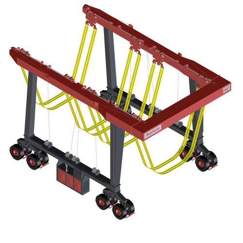 Travel lift controllato a distanza - PHP540 - ROODBERG - a ruote indipendenti / per carichi pesanti / a forma di U