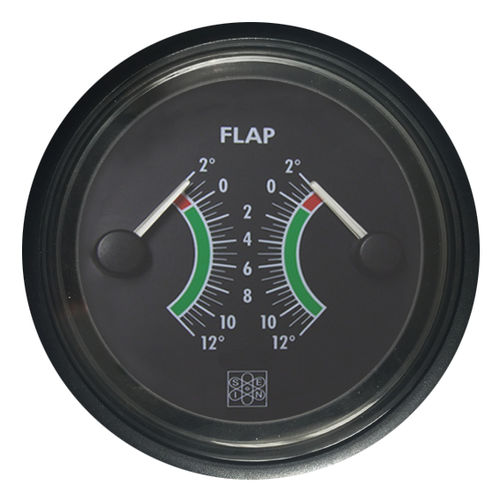 Indicatore per barca - San Giorgio S.E.I.N srl - di posizione del flap / analogico / nero