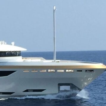 Supporto per luce di navigazione asta telescopica - Sanguineti Chiavari produzione articoli nautici s. - elettrico