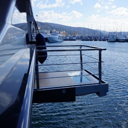 Parapetto per yacht - Sanguineti Chiavari produzione articoli nautici s.