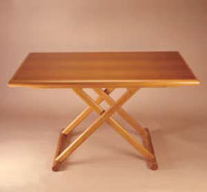 Tavolino per barca - 7015000 / 7015100 - Sanguineti Chiavari produzione articoli nautici s. - pieghevole / in teak