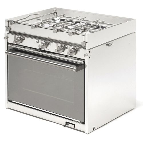 Fornelli con forno integrato per barca - TOP2 - 3 - Techimpex - a gas / 3 fuochi / 2 fuochi