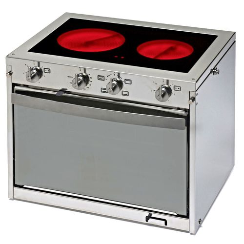 Fornelli con forno integrato per barca - HORIZON2  - Techimpex - elettrico / 2 fuochi / con grill