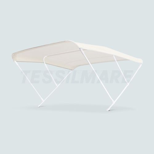 Tendalino parasole per barca - BIMINI - Tessilmare Srl - per cabina di pilotaggio / con struttura in alluminio