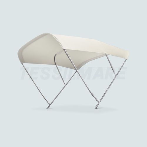 Tendalino parasole per barca - BIMINI INOX - Tessilmare Srl - per cabina di pilotaggio / con struttura in acciaio inossidabile