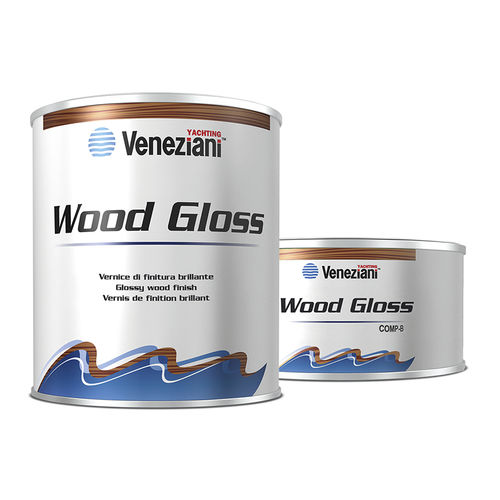 Vernice trasparente per barca - WOOD GLOSS - Veneziani Yachting - per legno / bicomponente / lucida