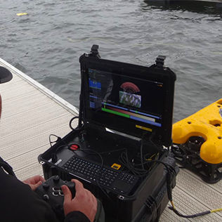 Consolle di controllo per ROV - VideoRay