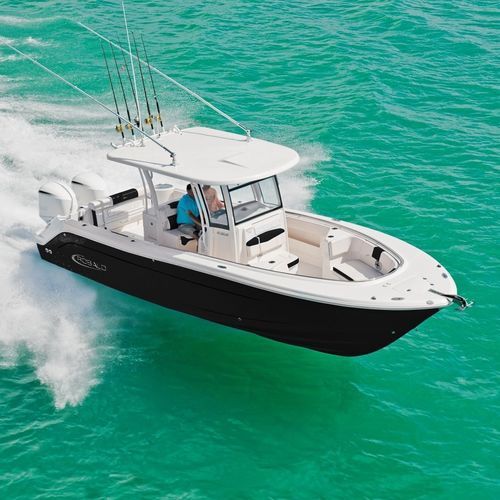 Barca open fuoribordo - R302 - Robalo - bimotore / con console centrale / da pesca sportiva