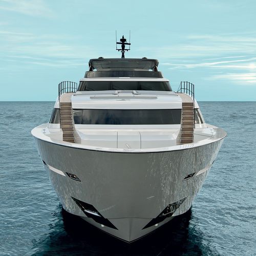 Super-yacht da crociera - SL118 - Cantieri Navali San Lorenzo - con fly / con 5 cabine / dislocante