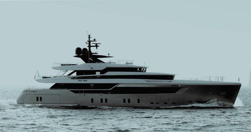 Super-yacht da crociera - AIX - Cantieri Navali San Lorenzo - raised pilothouse / dislocante / in alluminio