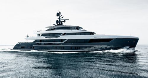 Mega-yacht da crociera - Alma - Cantieri Navali San Lorenzo - raised pilothouse / in acciaio