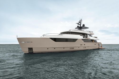 Super-yacht da crociera - SD118 - Cantieri Navali San Lorenzo - tradizionale / classico / con fly