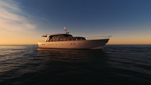 Motor-yacht da crociera - SHE - Cantieri Navali San Lorenzo - moderno / con cabina di pilotaggio / entrobordo