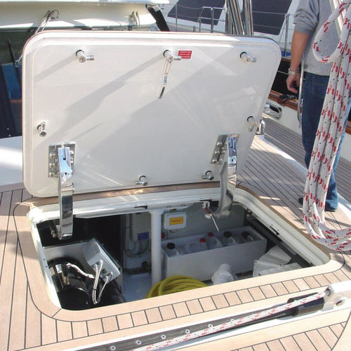 Passauomo rettangolare - 3400 SERIES - Freeman Marine Equipment - per yacht / apribile / a filo coperta