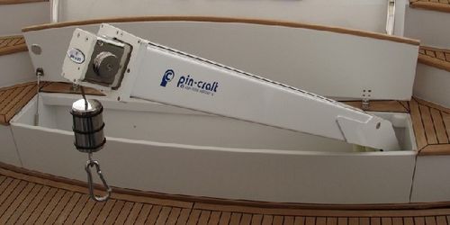 Gruetta per barca - 38GSR2  - Pin-craft - idraulica / telescopica / a scomparsa