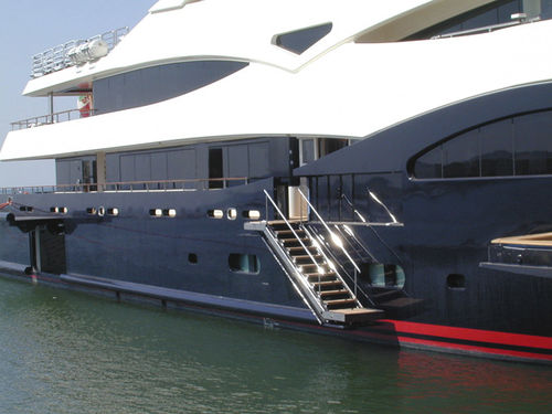 Scaletta per yacht - SRR  - Pin-craft - laterale / da imbarco / in acciaio inossidabile