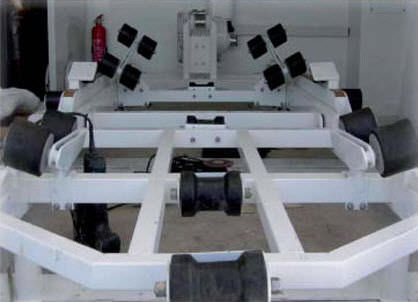 Carrello di varo - CR-CN - Pin-craft - per barca a motore