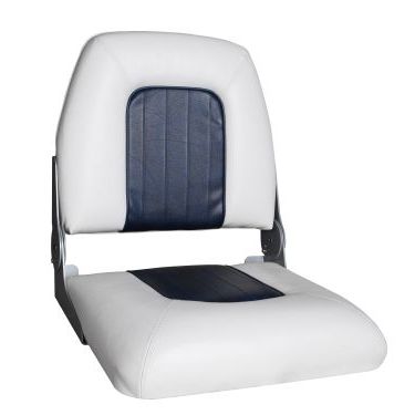 Sedile pilota - 04975-W - Eval - per basse-boat / con schienale ribaltabile / 1 posto