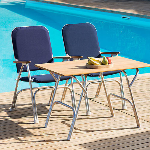Sedia standard per barca - V100 Series - Forma Marine Furniture, LLC. - per yacht / pieghevole / nera