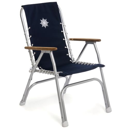Sedia standard per barca - M150 Series - Forma Marine Furniture, LLC. - per yacht / pieghevole / beige
