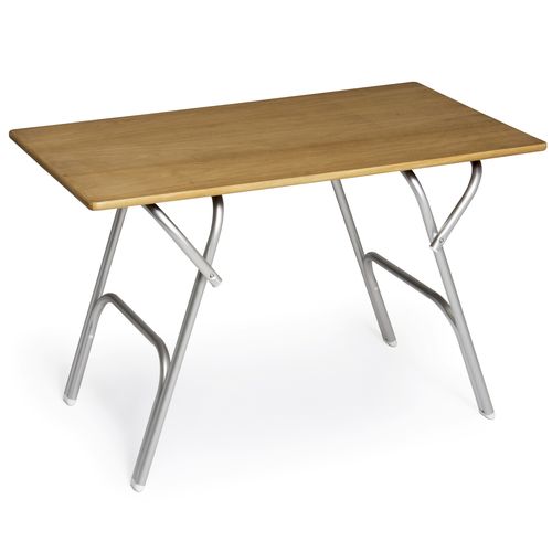 Tavolo per pozzetto pieghevole - M600T - Forma Marine Furniture, LLC. - regolabile / in teak / in alluminio