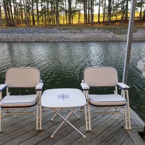 Tavolo per pozzetto pieghevole - M350 - Forma Marine Furniture, LLC. - in melaminico / in alluminio / bianco