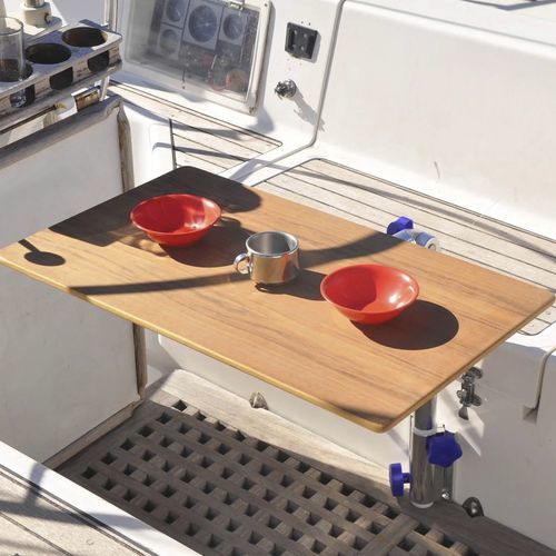 Piano per tavolo in compensato - S75125T - Forma Marine Furniture, LLC. - placcato teak / per cockpit