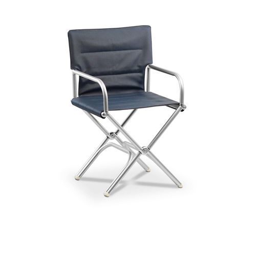 Sedia regista per yacht - MARATHON - Forma Marine Furniture, LLC. - pieghevole / marrone / grigia