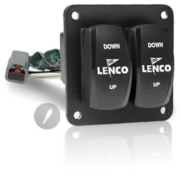Interruttore per barca - 10222-201D - Lenco Marine - per sistema di trim / a bascula