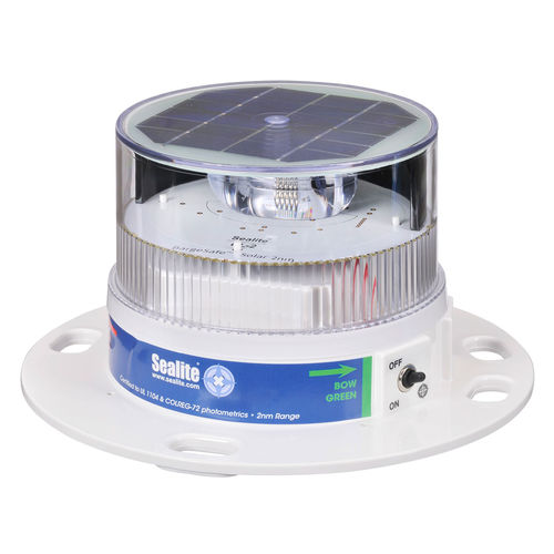 Luce di navigazione per barca -  BargeSafe - Sealite - LED / bianca / solare
