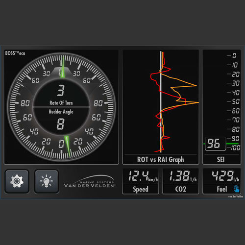 Sistema di controllo e comando per nave - BOSS&trade; ECO - Damen Marine Components - per timoneria