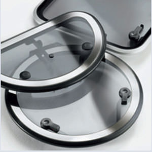 Passauomo per barca - L / L-INOX - Nautica F4 - rotondo / apribile