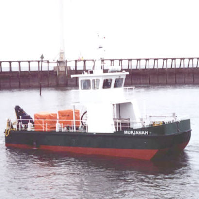 Barca professionale barca per il recupero di idrocarburi - ALN 033 ‘Murjanah’ - Alnmaritec - entrobordo / in alluminio