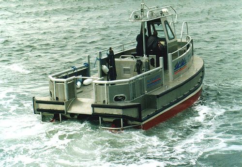Barca professionale imbarcazione per movimentazione di cavi e tubi - ALN 037 ‘Trafalgar’ - Alnmaritec - catamarano / entrobordo a idrogetto / in alluminio
